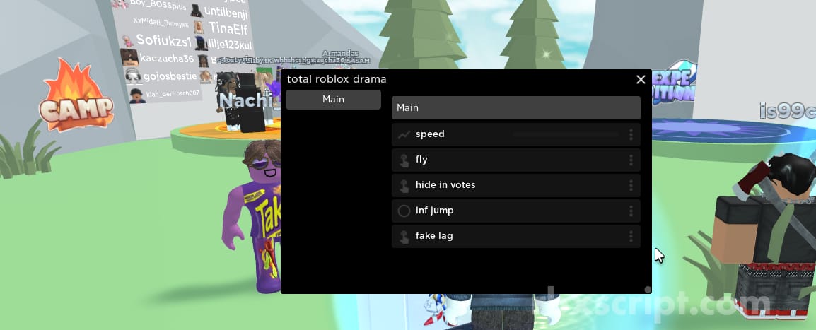 Total Roblox Drama: Fly, Inf Jump, Fake Lags