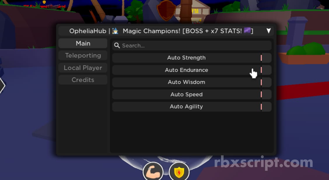 Magic Champions: Auto Speed, Auto Endurance, Player Mods Mobile Script