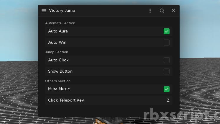 Victory Jump: Mute Music, Auto Win, Auto Click