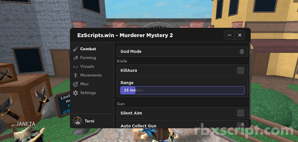 Murder Mystery 2 | GUI - God Mode, Kill Aura & More!