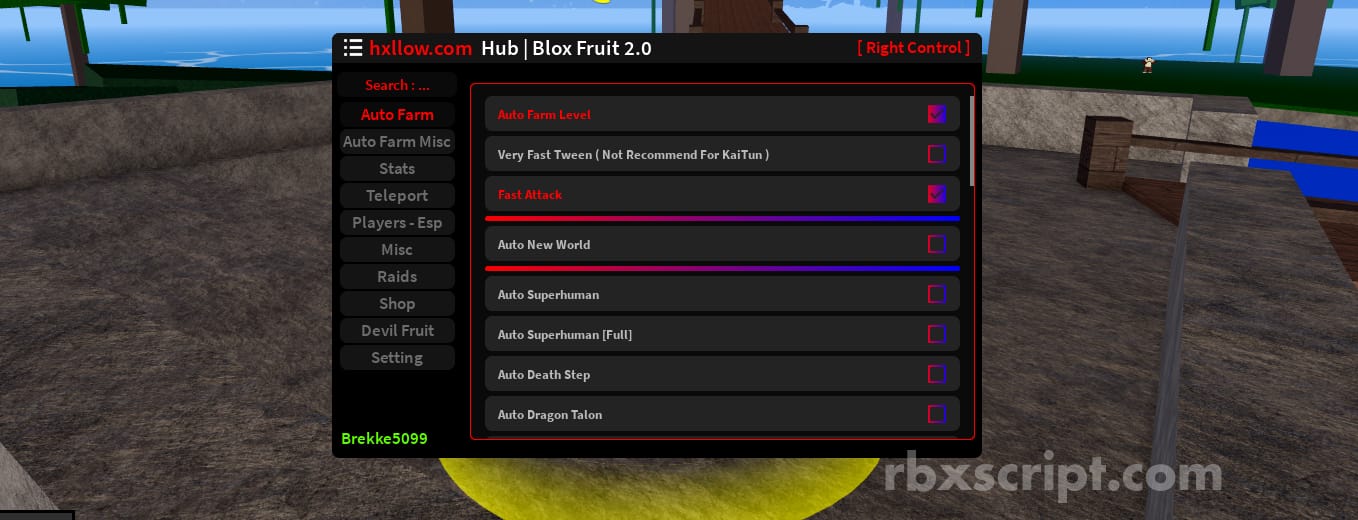 Blox Fruits: Auto Farm Level, Fast Attack & More
