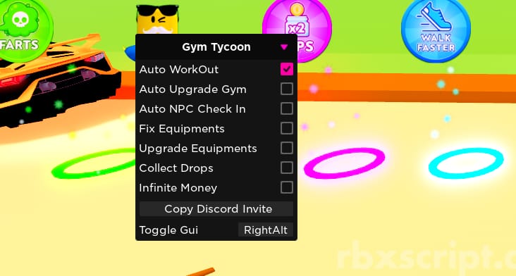 Gym Tycoon: Auto Workout, Infinity Money, Auto Collect Drops