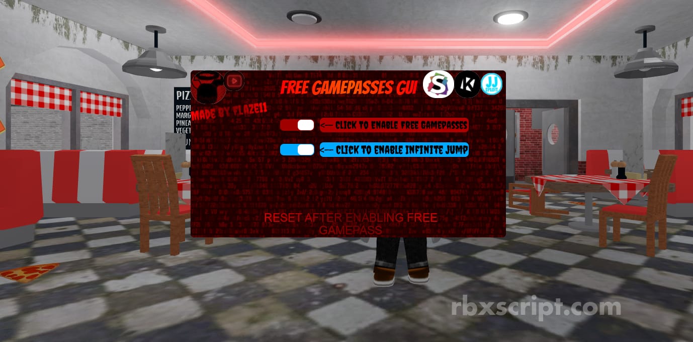 Escape Papa Pizza's Pizzeria: Free Gamepass, Inf Jump