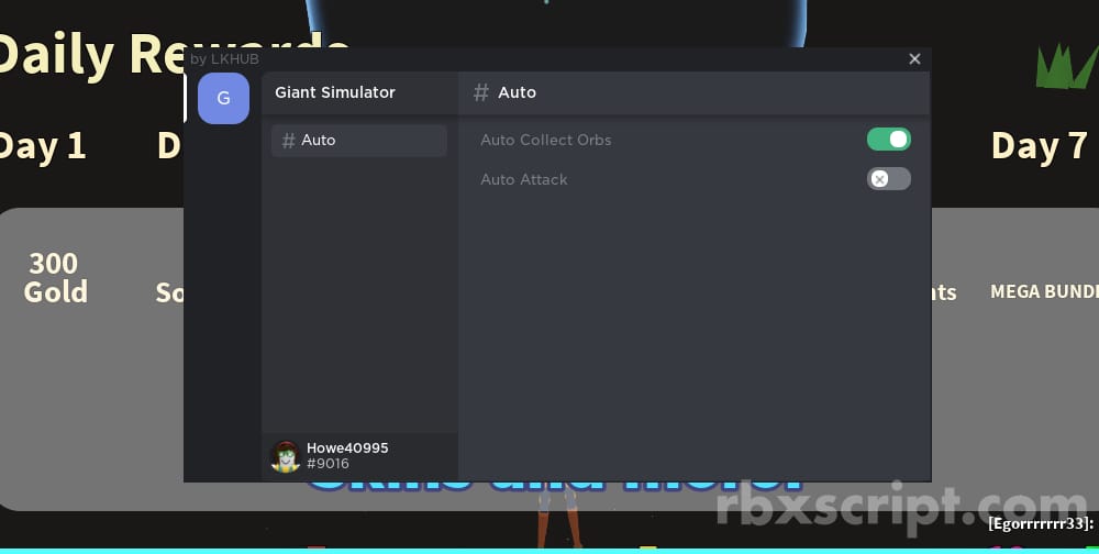 Giant Simulator: Auto Collect Orbs, Auto Attack