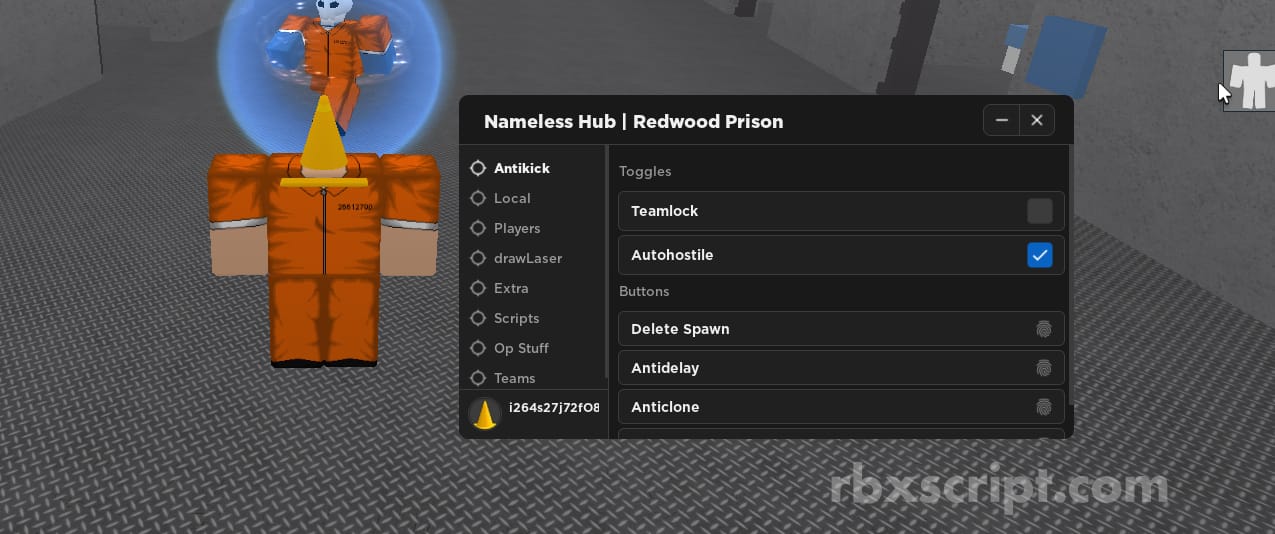 Redwood Prison: Noclip, Kill Aura, Anti Kick
