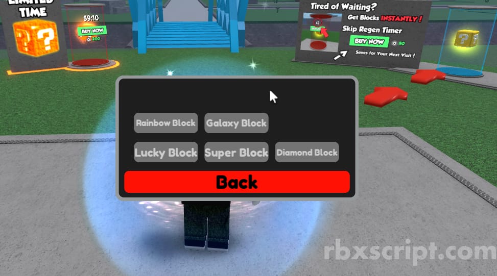 Lucky Block BattleGround: Get blocks