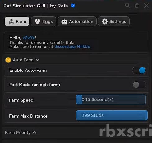 Pet Simulator X: Auto Farm Gold, Auto Hatch Eggs, Farm Method