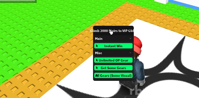 Climb 2000 Stairs to VIP Obby: Instant Win, Get All Gears & More