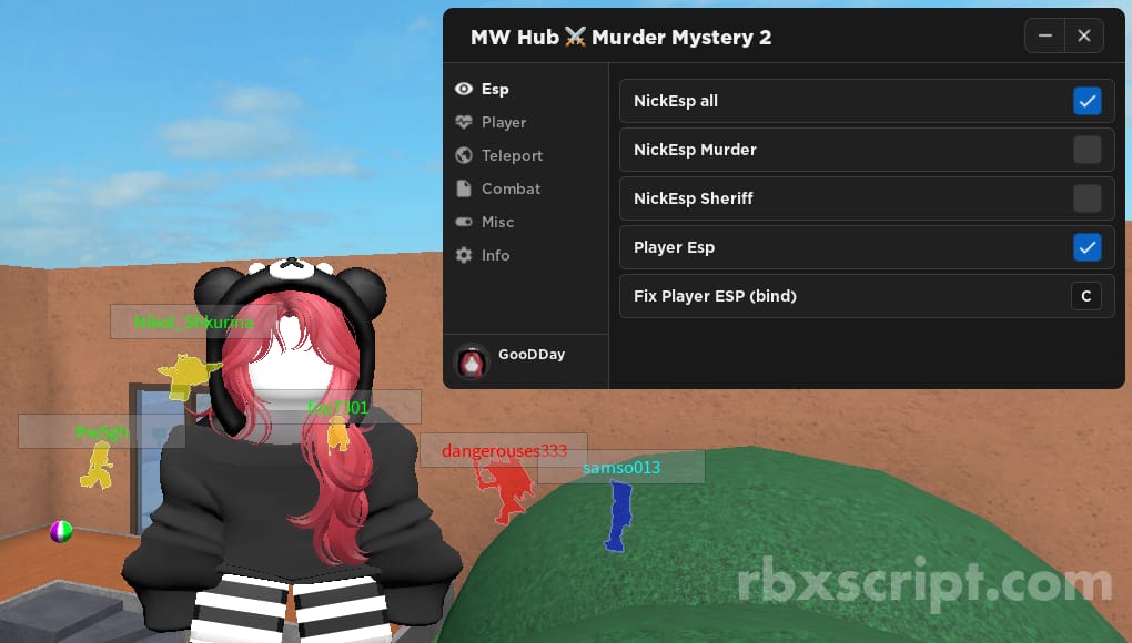 Murder Mystery 2 VoidHub Script: Esp,Teleport,Xray (Mobile Gui) - CHEATERMAD