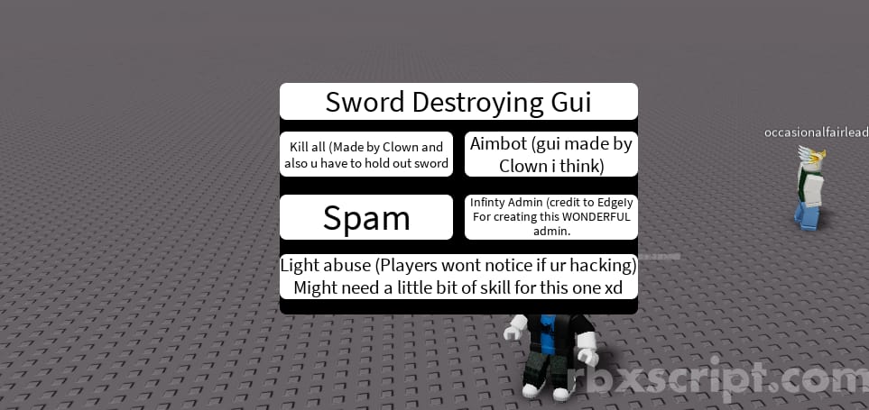 Universal Sword Destroing Gui