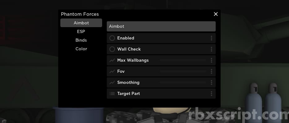 Phantom Forces: AImbot, ESP, FOV Scripts