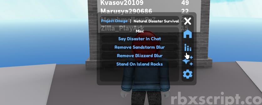 Natural Disaster Survival: Auto Win, Teleports, Say Disaster In Chat