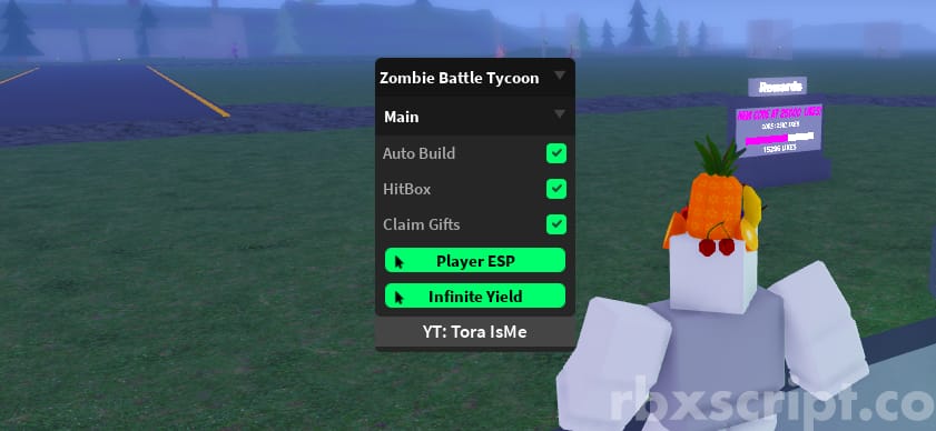 Zombie Battle Tycoon: Hitbox, Auto Build, Claim Gifts