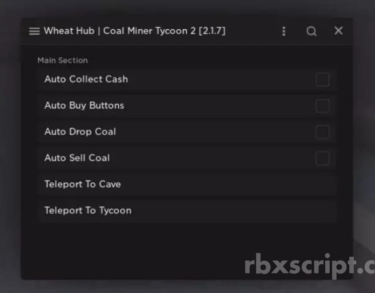 Coal Miner Tycoon: Auto Collect Cash, Auto Buy Buttons, Auto Drop Coal