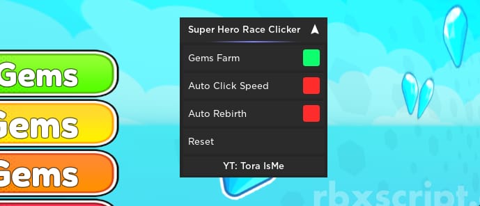 ROBLOX SUPER HERO RACE CLICKER 