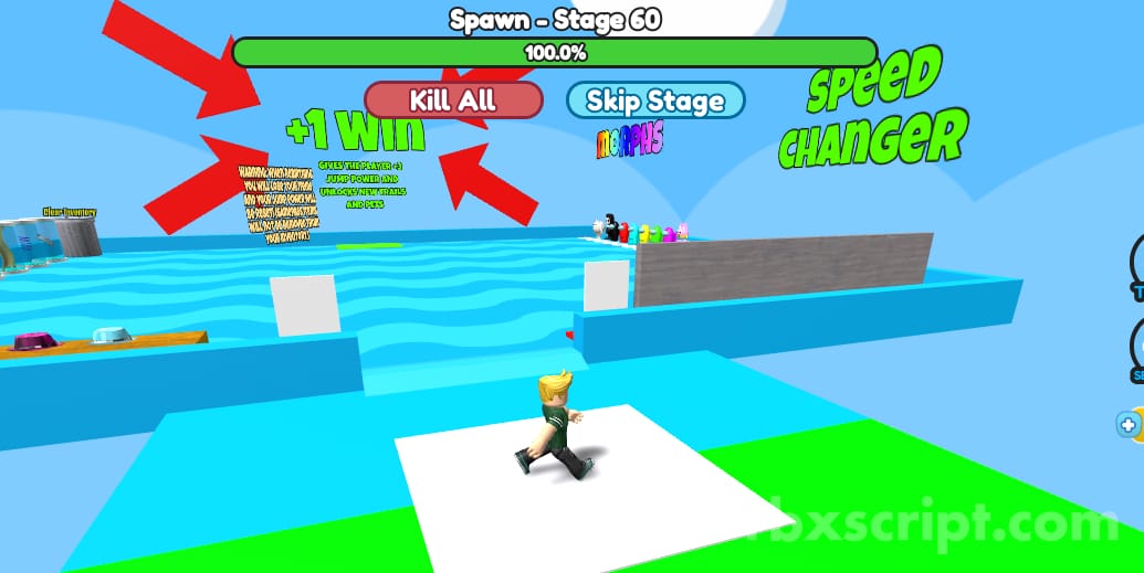 Easy Stud Jump Obby: Insta Complete It All And Complete Spawn Stages
