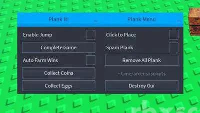 Plank It: Auto Win, Spam Plank, Click To Place Mobile Script