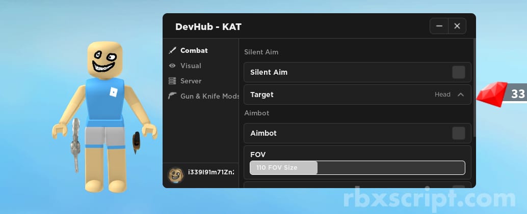KAT: Silent Aim, Aimbot, Fov Scripts | RbxScript
