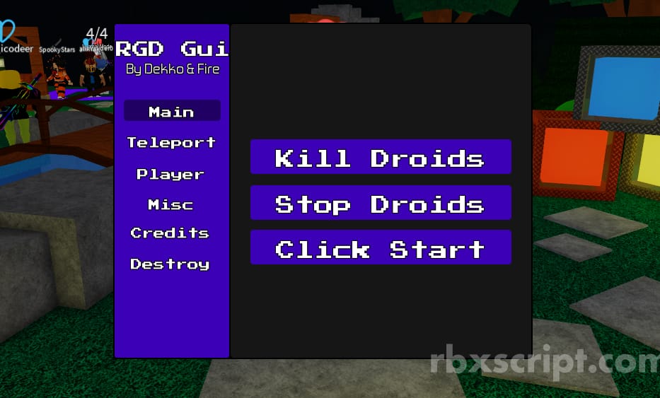 Randomly Generated Droids: Inf Strenght, Kill Droids, Teleports