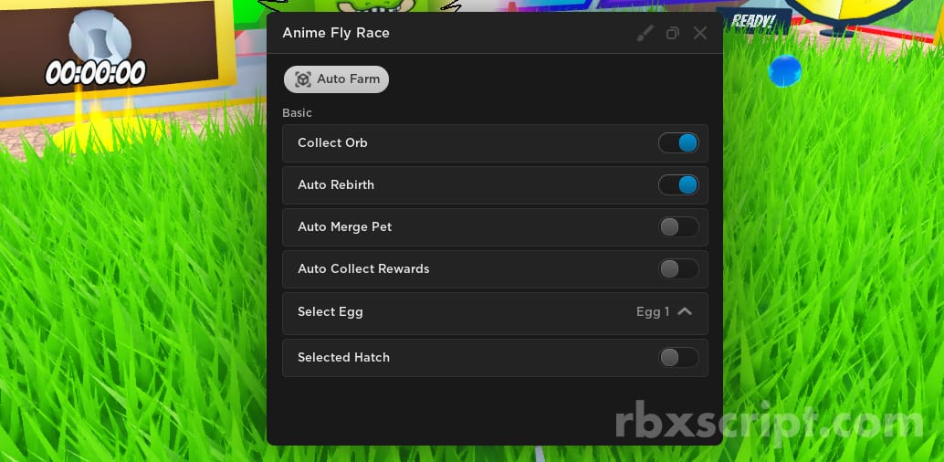 Roblox Anime Fly Race Script - Auto Farm, Collect Orbs