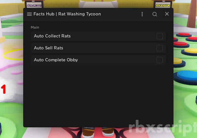 Rat Washing Tycoon | Auto Collect Rats, Auto Sell, Auto Complete obby
