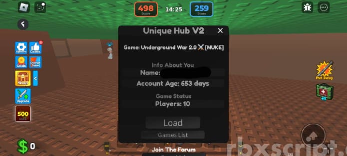 Universal Unique Hub: 5+ Games Mobile Script