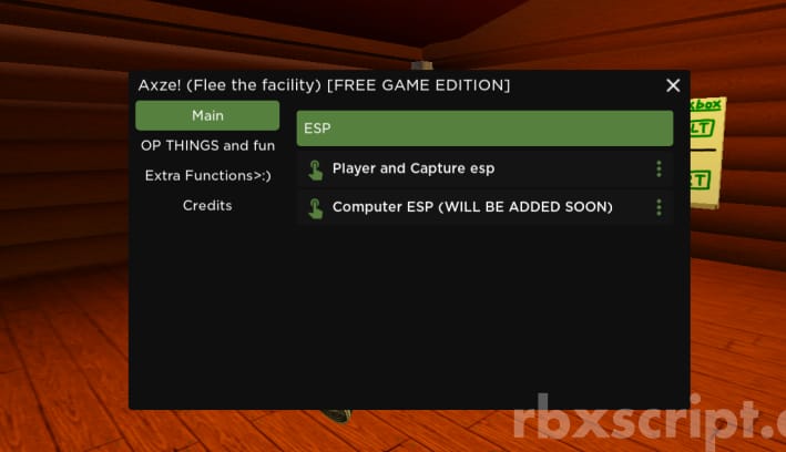 Flee the Facility: Esp, Extra Functions