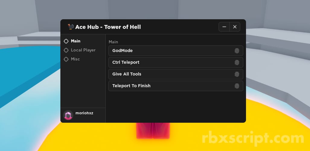 Tower Of Hell: Walkspeed, God Mode, Give All Tools