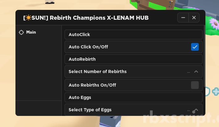 Rebirth Champions X Cheat: Auto Farm, Auto Hatch & More