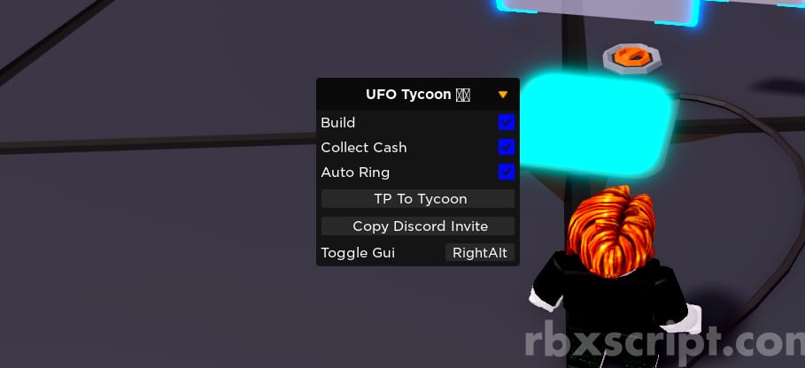 UFO Tycoon: Auto Ring, Auto Collect Cash, Auto Build