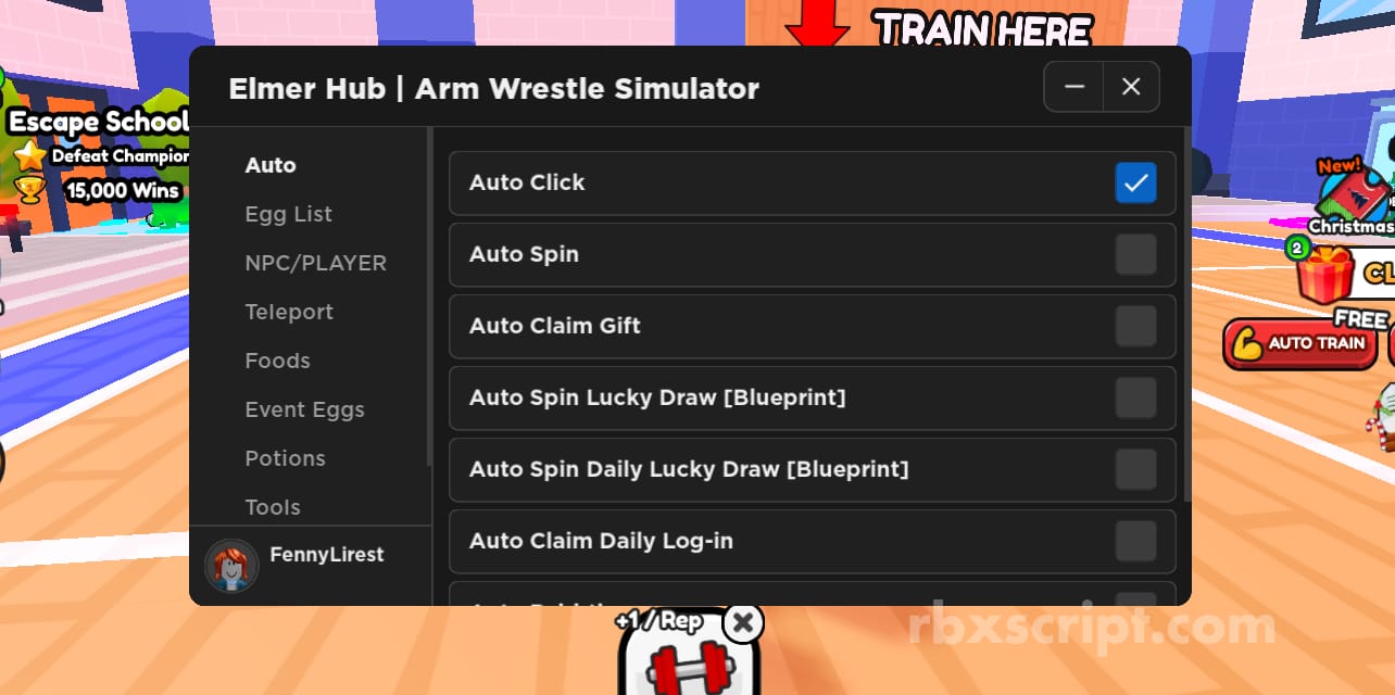 Arm Wrestle Simulator: Auto Spin, Auto Click & More Mobile Script