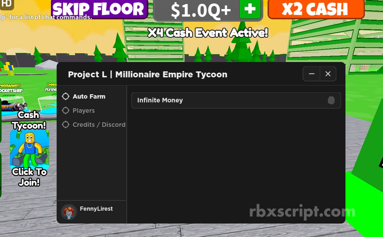 Millionaire Empire Tycoon script - (Money Farm)