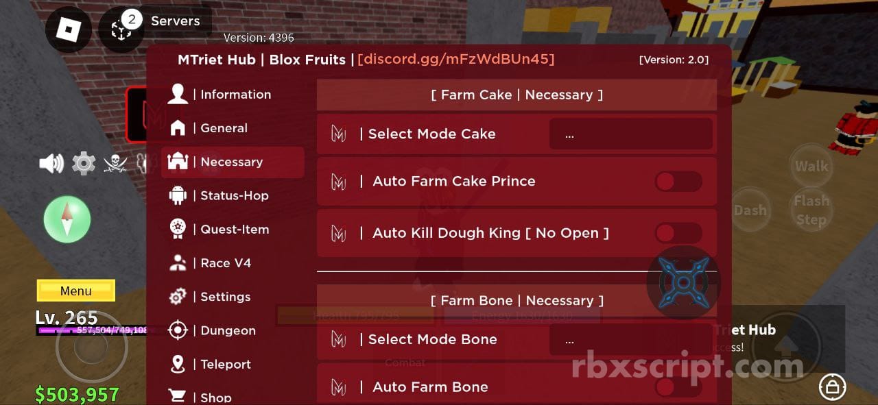 Blox Fruits: Auto Kill, Auto Quest, Auto Farm