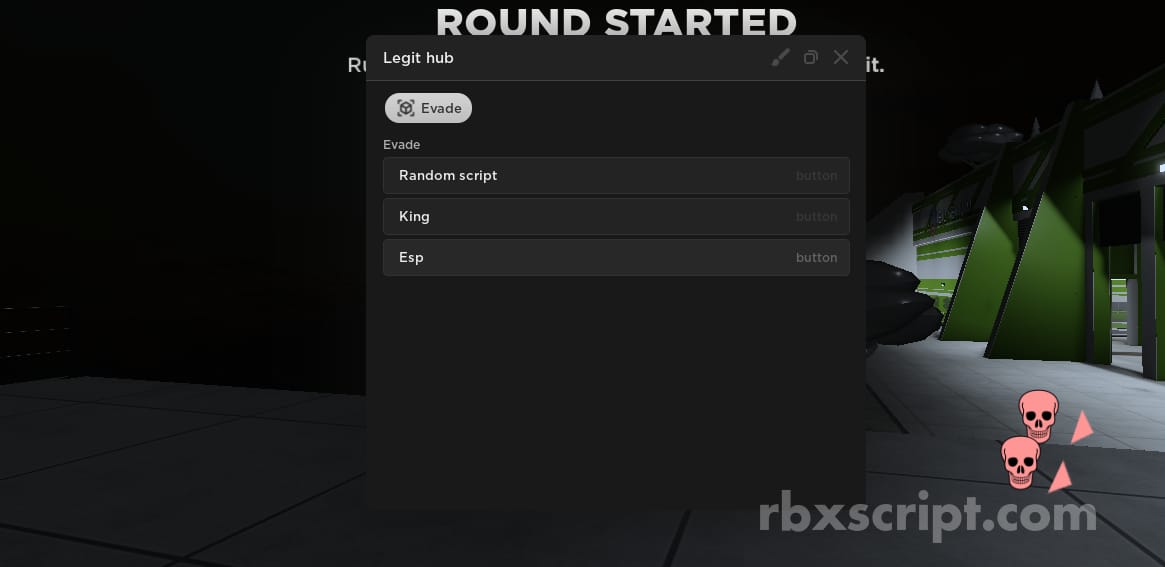 Roblox Script - Evade, Roflux