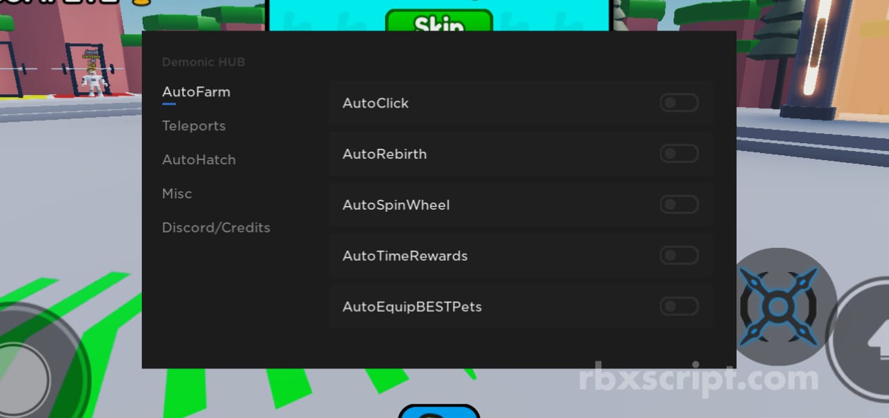 Squat Simulator: Auto Click, Auto Rebirth, Auto Spin Wheel Mobile Script