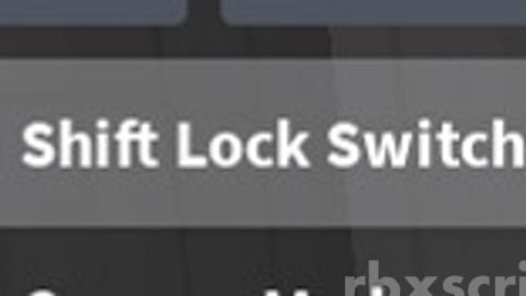 roblox script shift lock