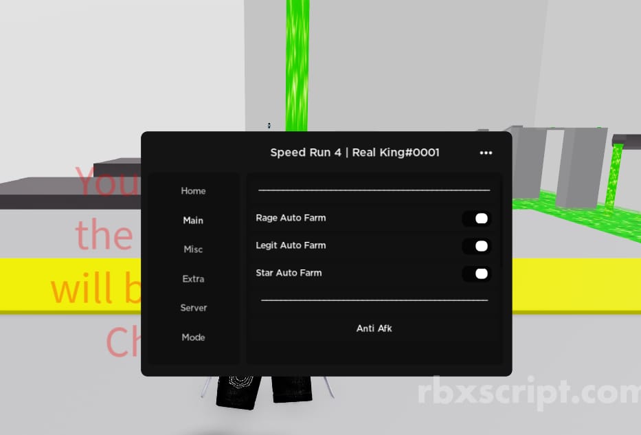 Speed Run 4: Rage Auto Farm, Legit Auto Farm, Star auto Farm 