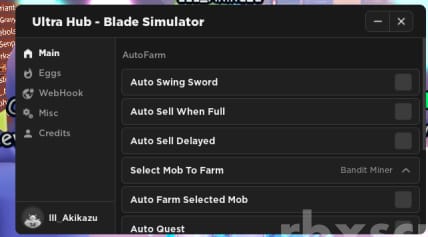 Blade Simulator [GUI - Auto Swing, Auto Sell & More!]