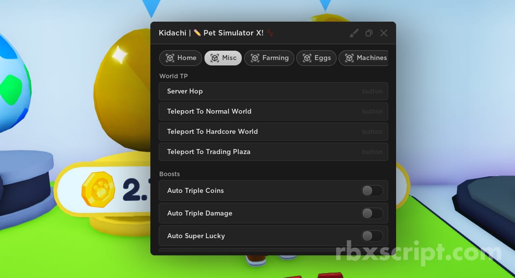 Pet Simulator X: Remove Egg Animation, Egg Hatch x1, Egg Hatch x3