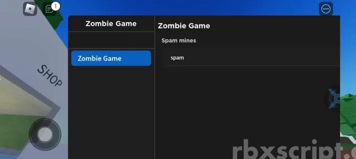 Zombie game: Spam Mines Mobile Script
									
