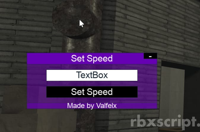 Roblox: Universal  set Speed 