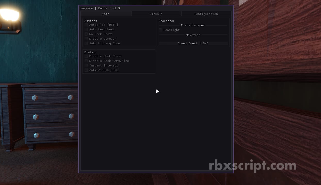 Roblox DOORS Script - Instant Interact, Skip Level & More
