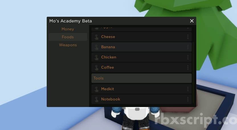 Mo's Academy: Get Everything GUI