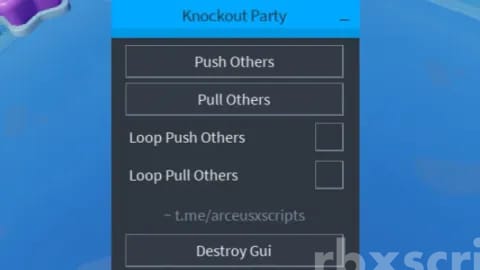 Knockout Party: Push, Pull Others & More Mobile Script