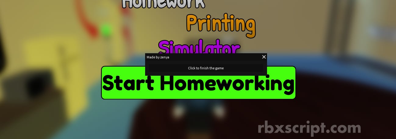 homework printing simulator