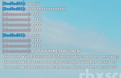 Roblox [Chat Spam]