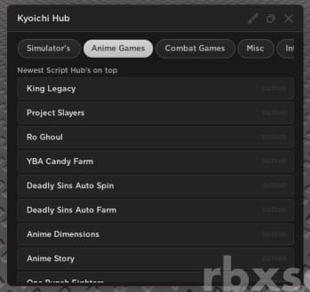 Kyoichi Hub 20+ Games