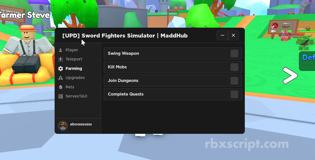 Sword Fighters Simulator: Kill Mobs, Swing weapon, Complete Quests