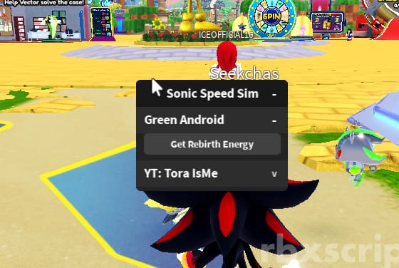 Sonic Speed Simulator: Get Rebirth Energy
