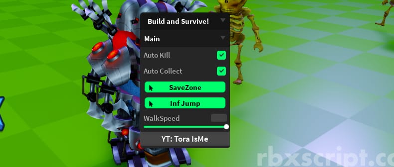 Build and Survive: Auto Kill, Inf Jumps, Walkspeed